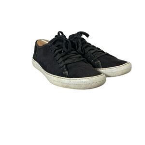 Donald Pliner Rey Canvas Skater Sneaker Black Size 9